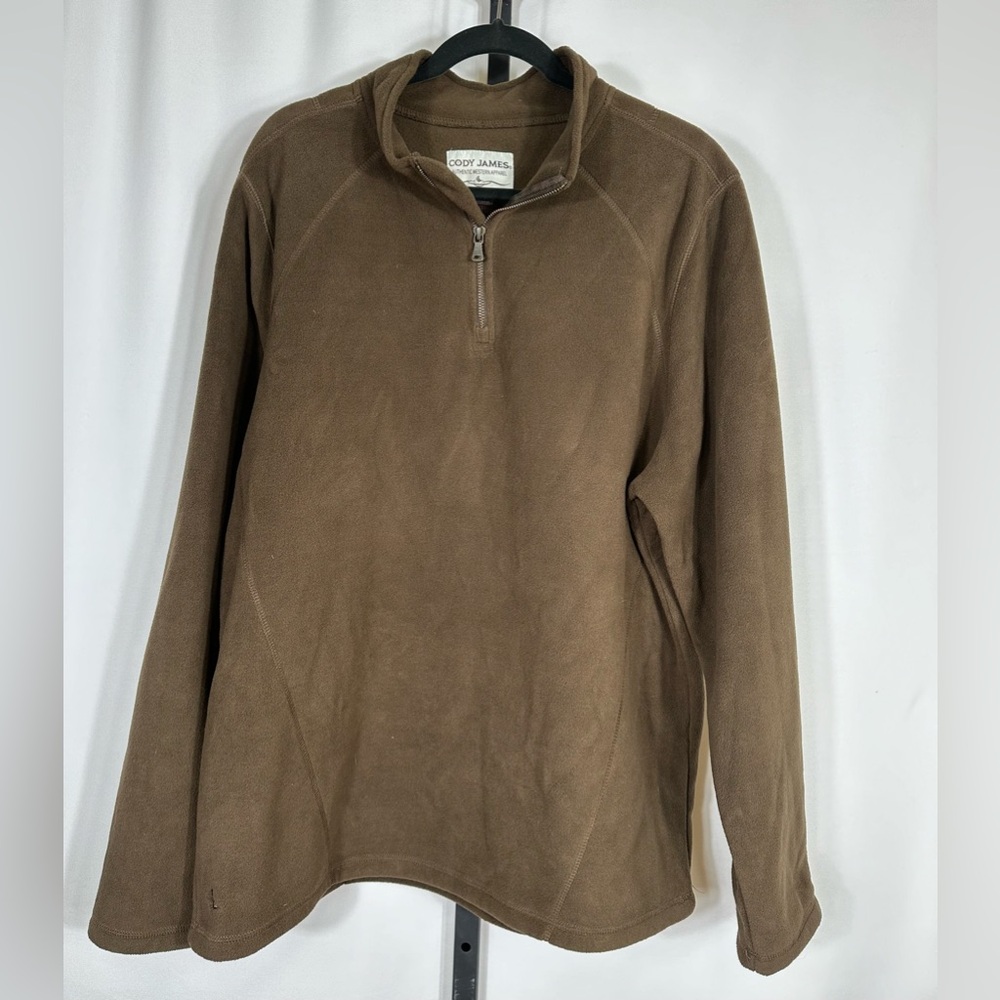 Cody James Brown Fleece Pullover Western Cozy Fall Outdoors Size XL